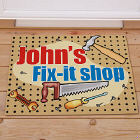 My Fix-It Shop Personalized Doormat